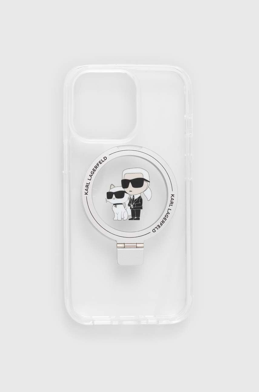 Karl Lagerfeld Husă pentru telefon iPhone 13 Pro / 13 6.1" culoarea transparent