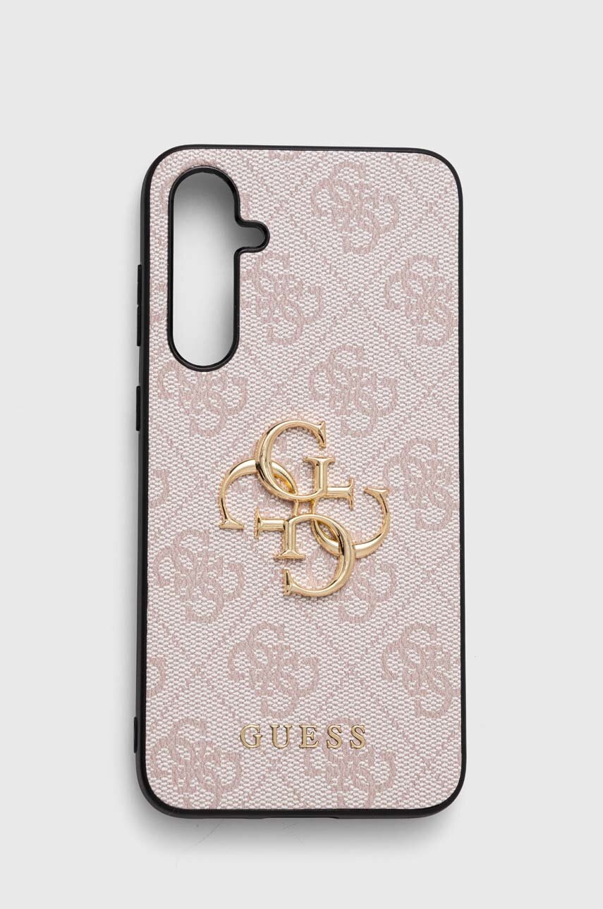 

Кейс за телефон Guess S711 S23 FE в розово, Розов