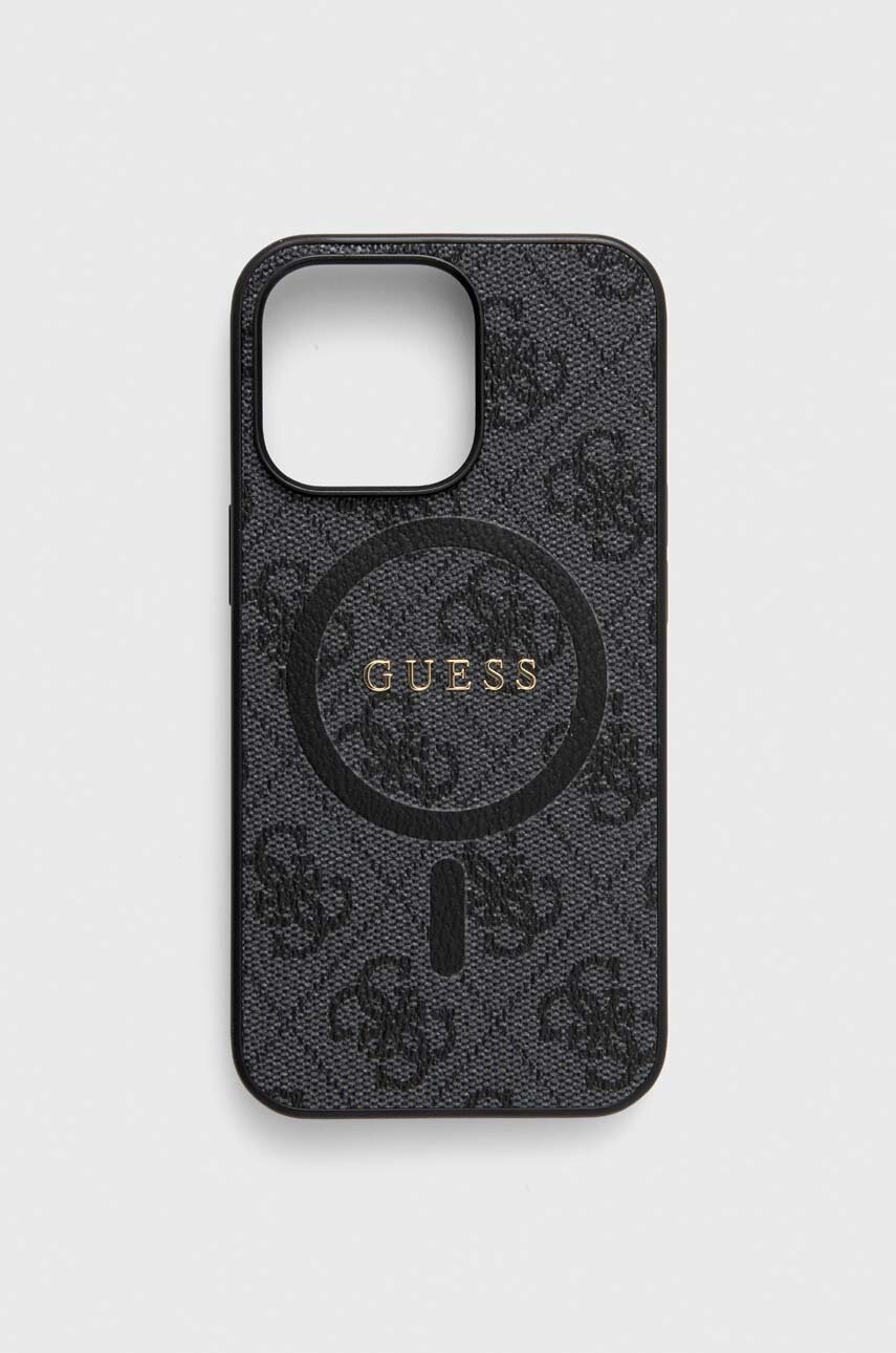 

Кейс за телефон Guess iPhone 13 Pro / 13 6,1" в черно, Черен
