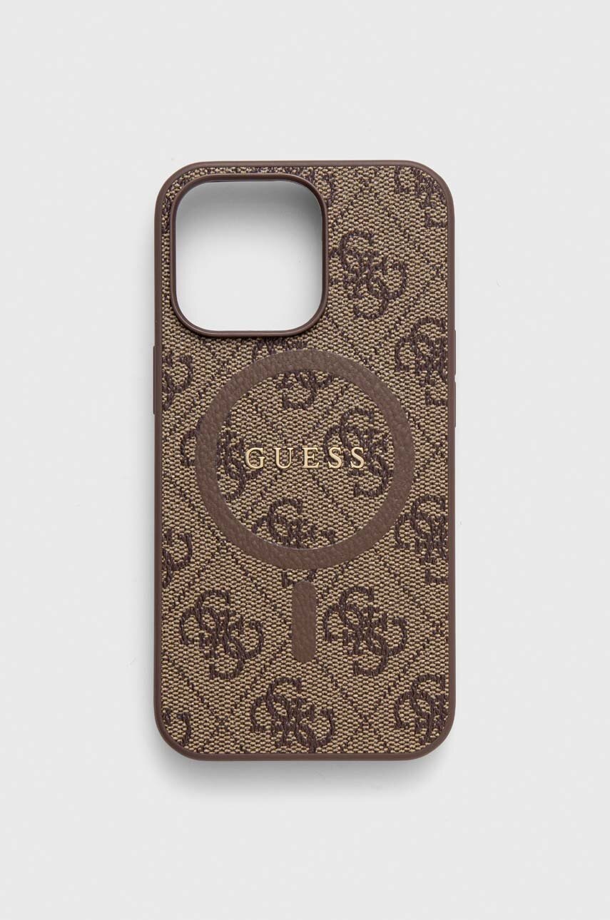 

Кейс за телефон Guess iPhone 13 Pro / 13 6,1" в кафяво, Кафяв