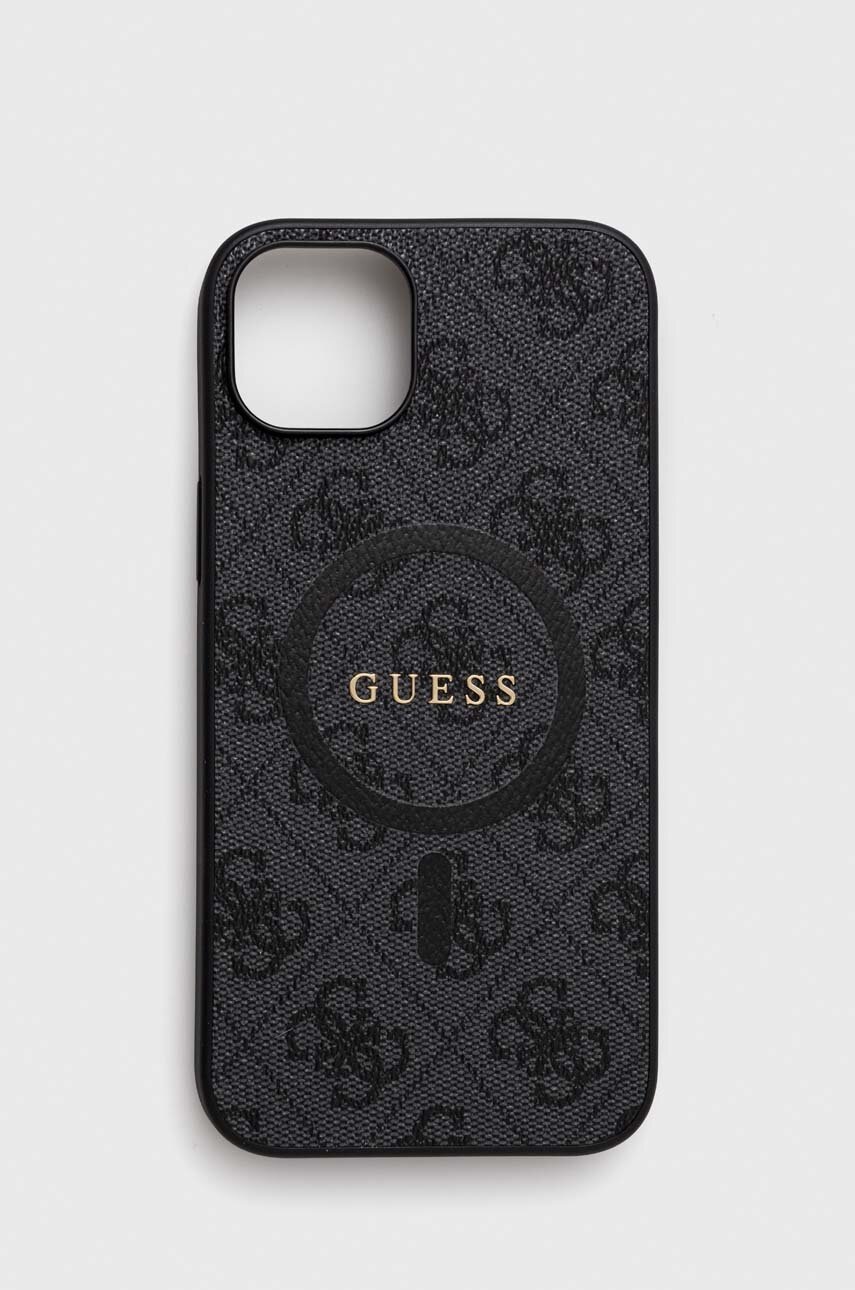 

Кейс за телефон Guess iPhone 15 Plus / 14 Plus 6,7" в черно, Черен