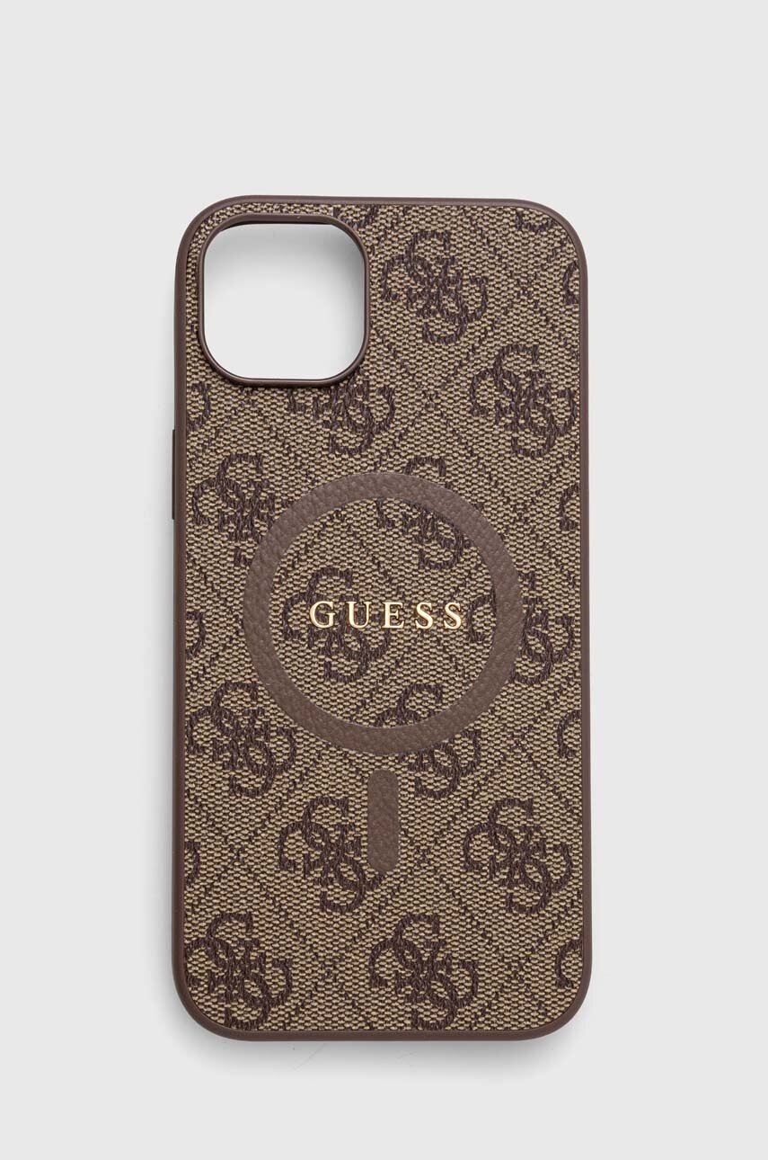 

Кейс за телефон Guess iPhone 15 Plus / 14 Plus 6,7" в кафяво, Кафяв