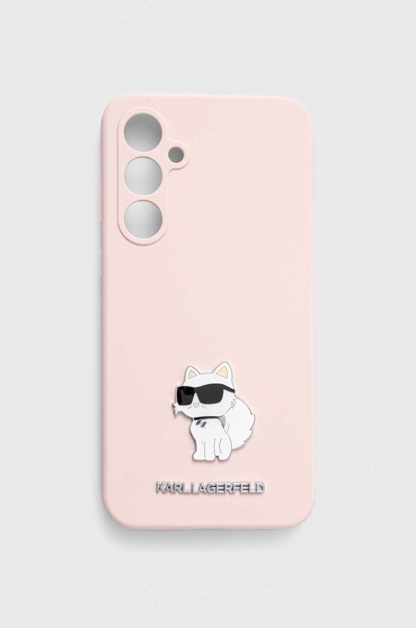 

Кейс за телефон Karl Lagerfeld S23 FE S711 в розово, Розов