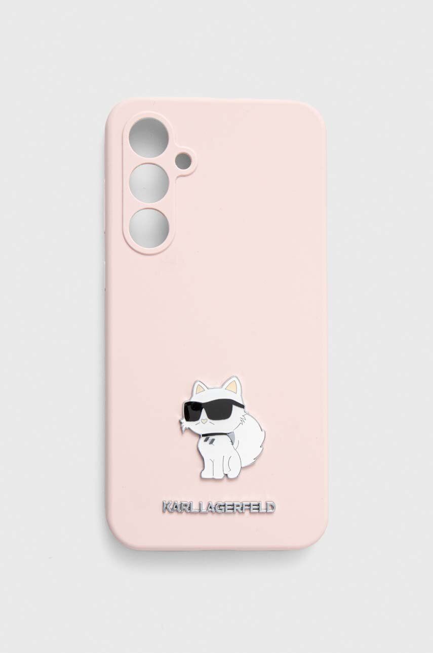 Karl Lagerfeld Husă pentru telefon S23 FE S711 culoarea roz