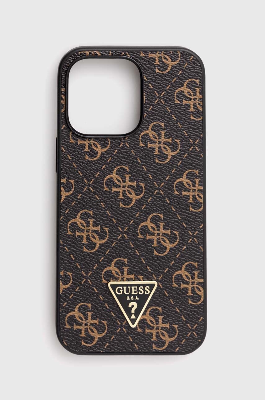 

Кейс за телефон Guess iPhone 13 Pro в черно, Черен
