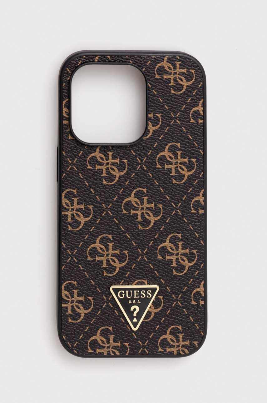 

Кейс за телефон Guess iPhone 14 Pro 6,1" 6.1" в черно, Черен