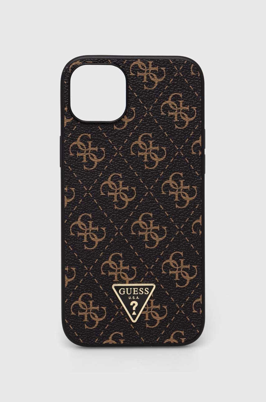 

Кейс за телефон Guess iPhone 15 Plus / 14 Plus 6,7" в черно, Черен
