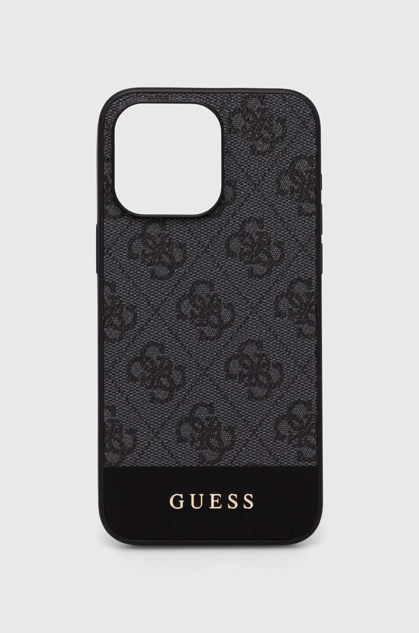

Кейс за телефон Guess iPhone 15 Pro Max 6.7" в сиво, Сив