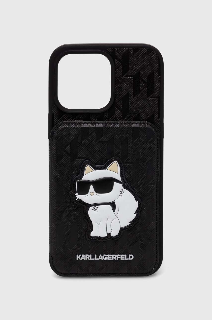 

Кейс за телефон Karl Lagerfeld iPhone 15 Pro Max 6.7" в черно, Черен