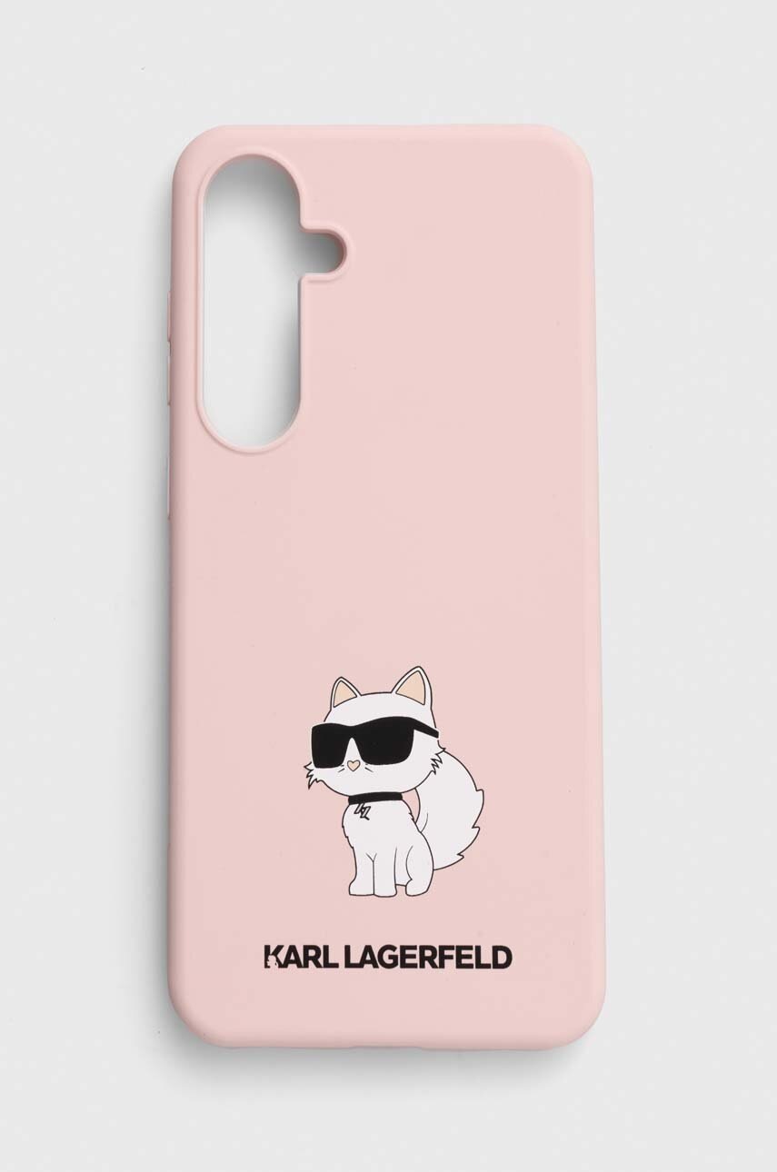 

Кейс за телефон Karl Lagerfeld S24+ S926 в розово, Розов