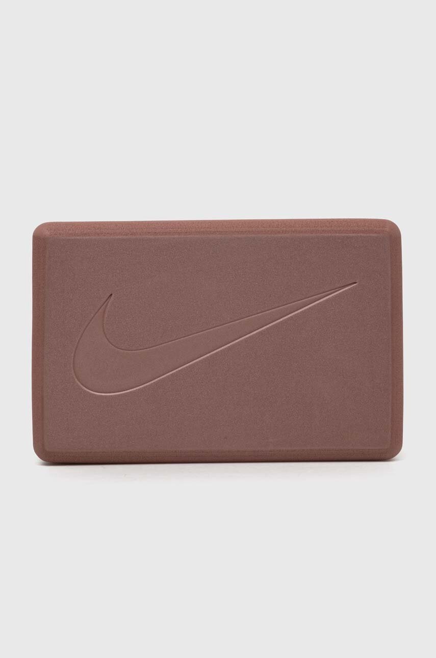 Μπλοκ γιόγκα Nike χρώμα: ροζ φωτογραφία