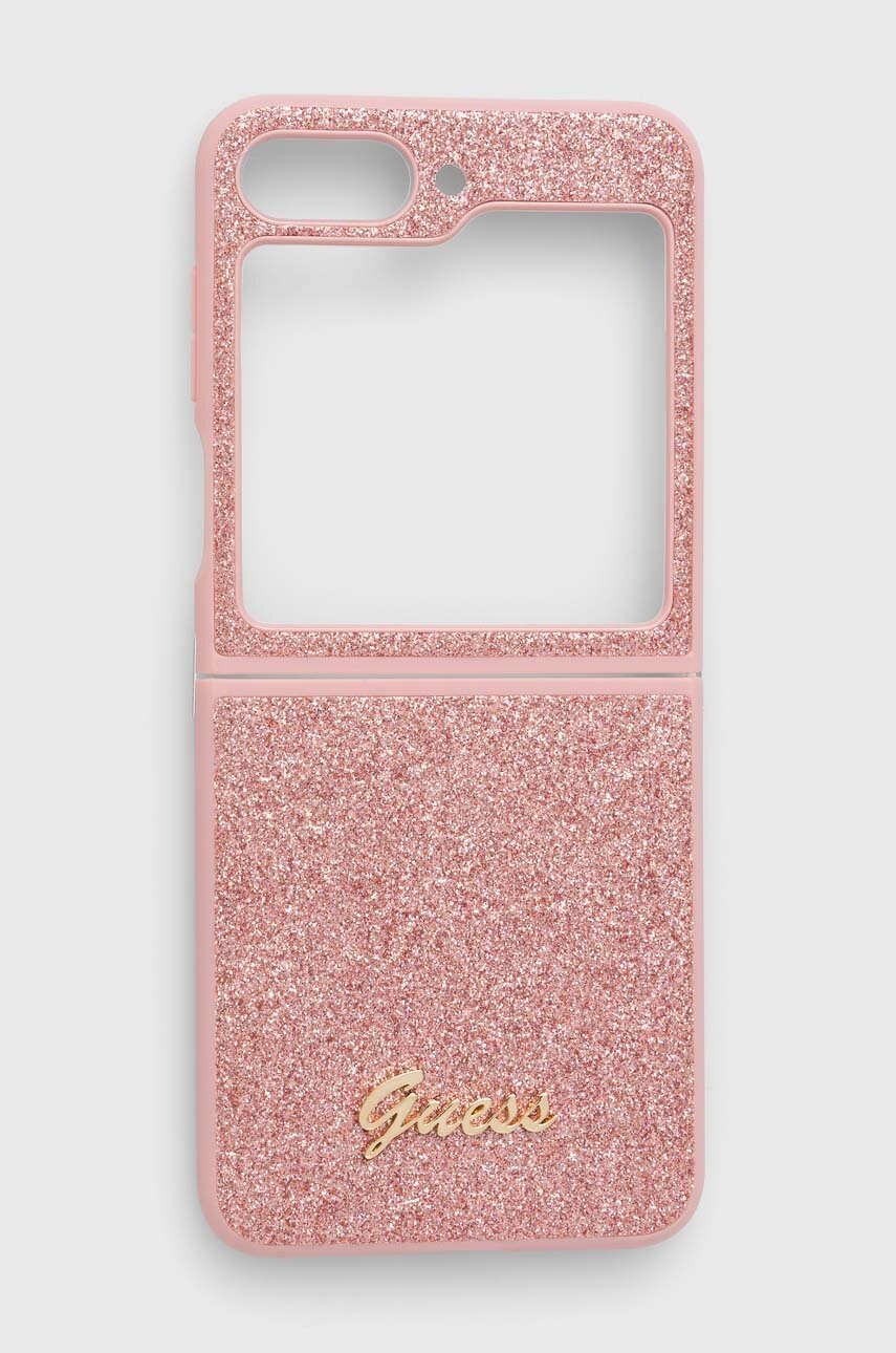 

Кейс за телефон Guess F731 Z Flip5 в розово, Розов