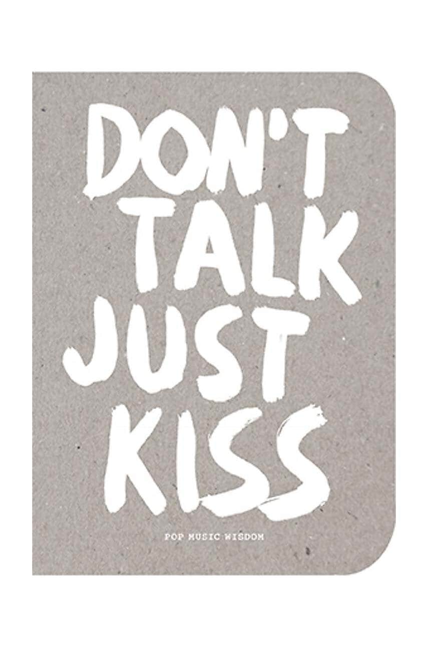 home & lifestyle carte Don't talk just kiss by Marcus Kraft, English home & lifestyle carte Don't talk just kiss by Marcus Kraft, English