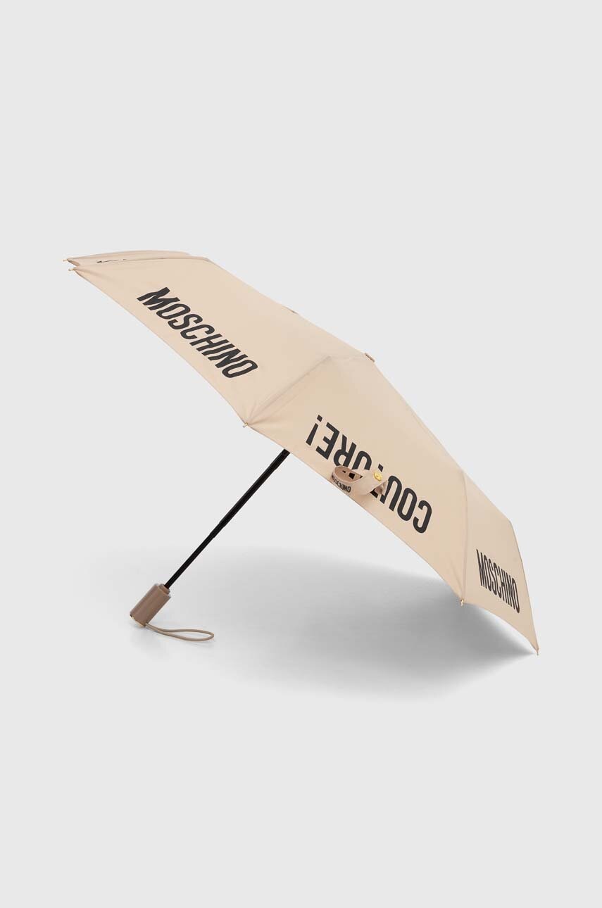 Moschino umbrela culoarea bej, 8983