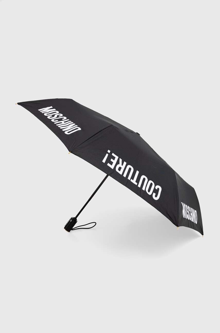 Moschino umbrela culoarea negru, 8983