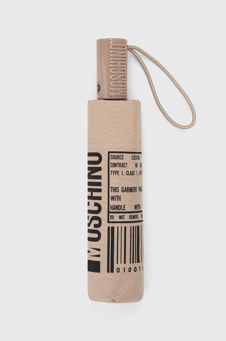 Парасоля Moschino колір бежевий 8941 
