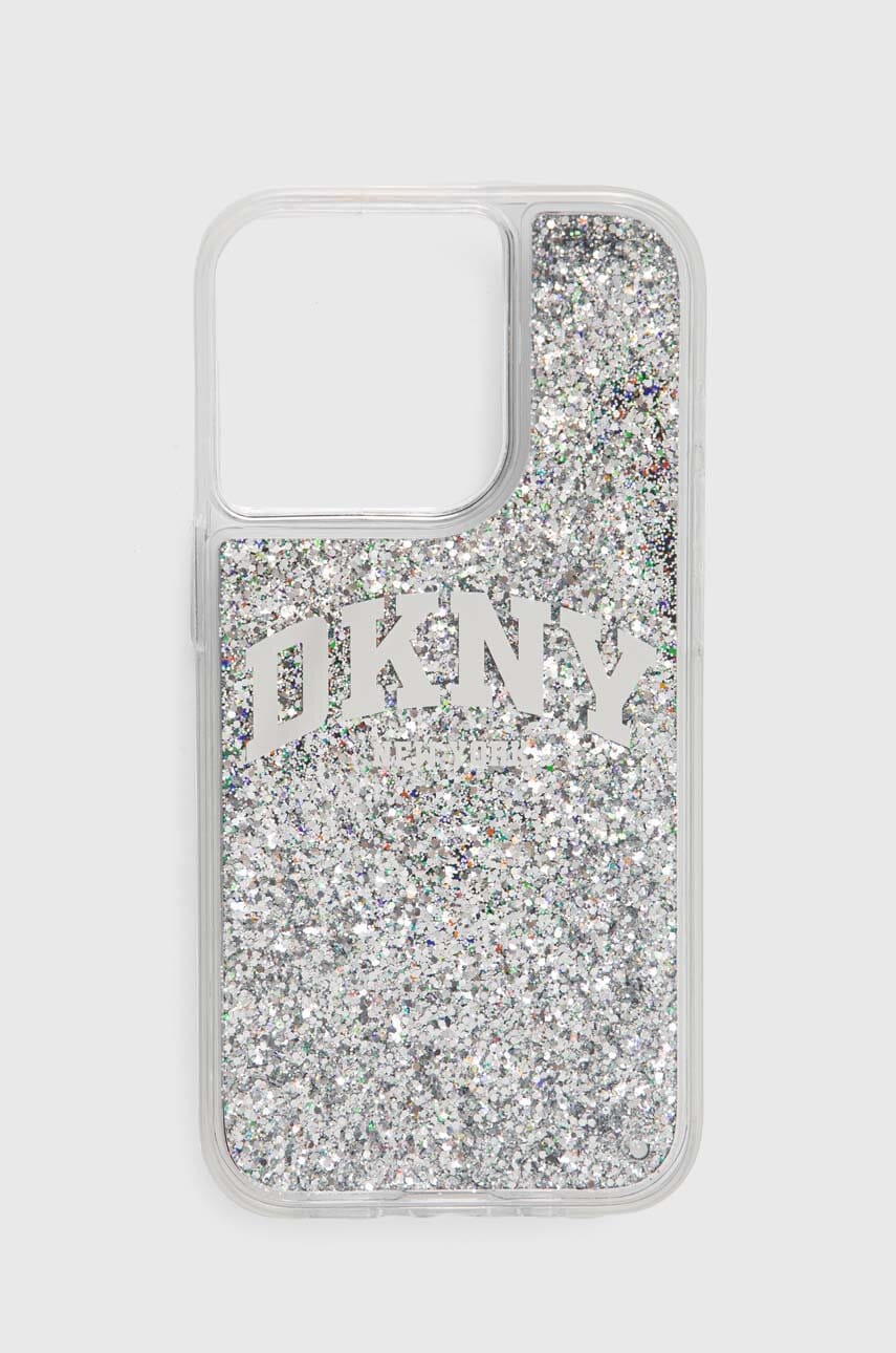 Levně Obal na telefon Dkny iPhone 15 Pro 6.1" černá barva, DKHCP15LLBNAEK