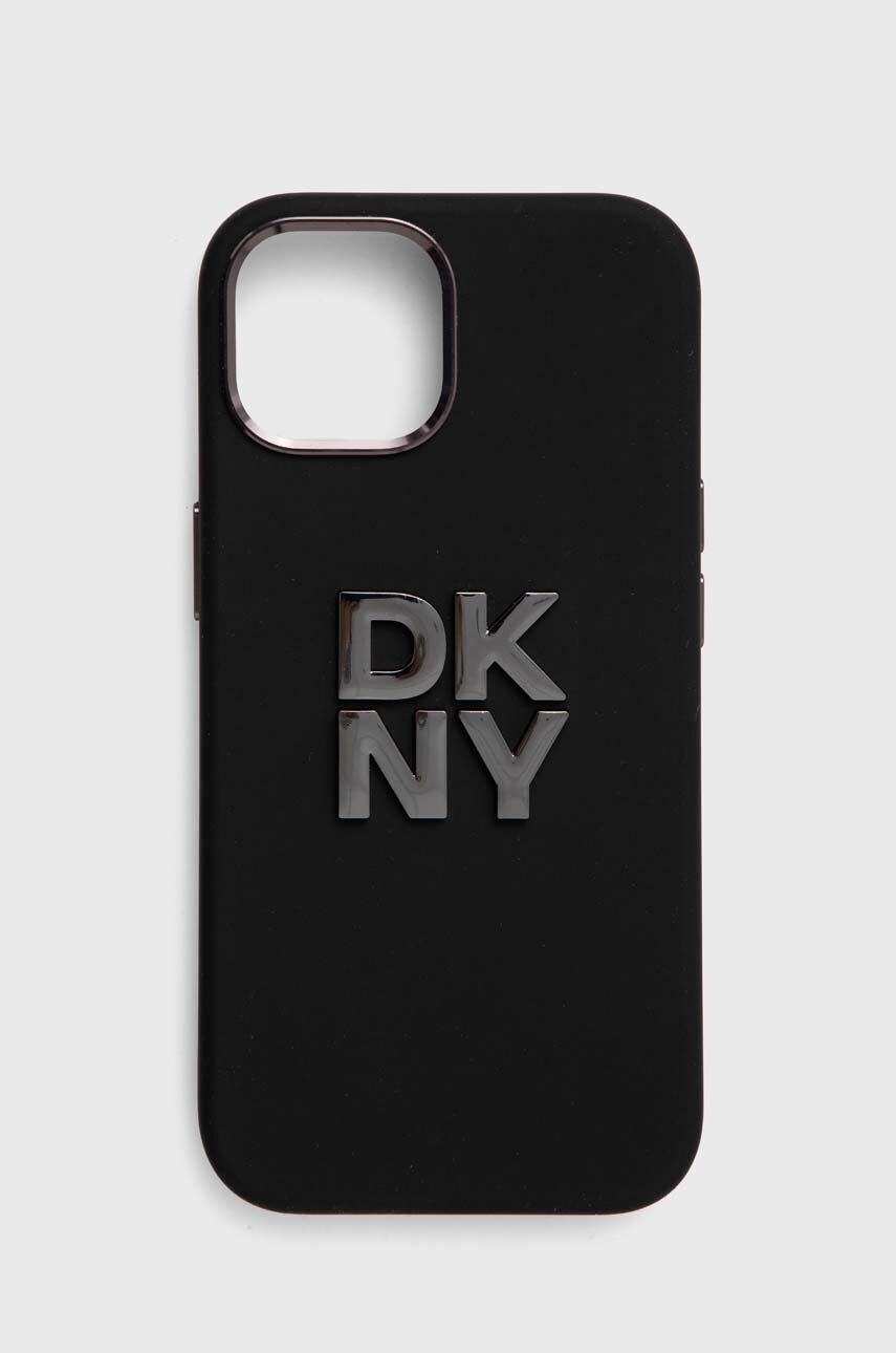 

Кейс за телефон Dkny iPhone 15 / 14 13 6.1" в черно DKHCP15SSMCBSK, Черен