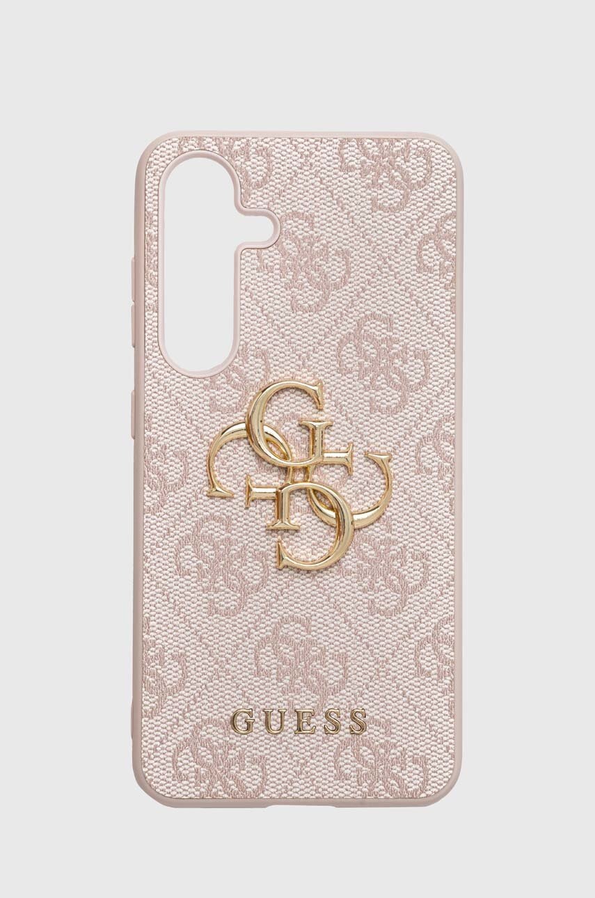 

Кейс за телефон Guess Galaxy S24 S921 в розово GUHCS24S4GMGPI, Розов