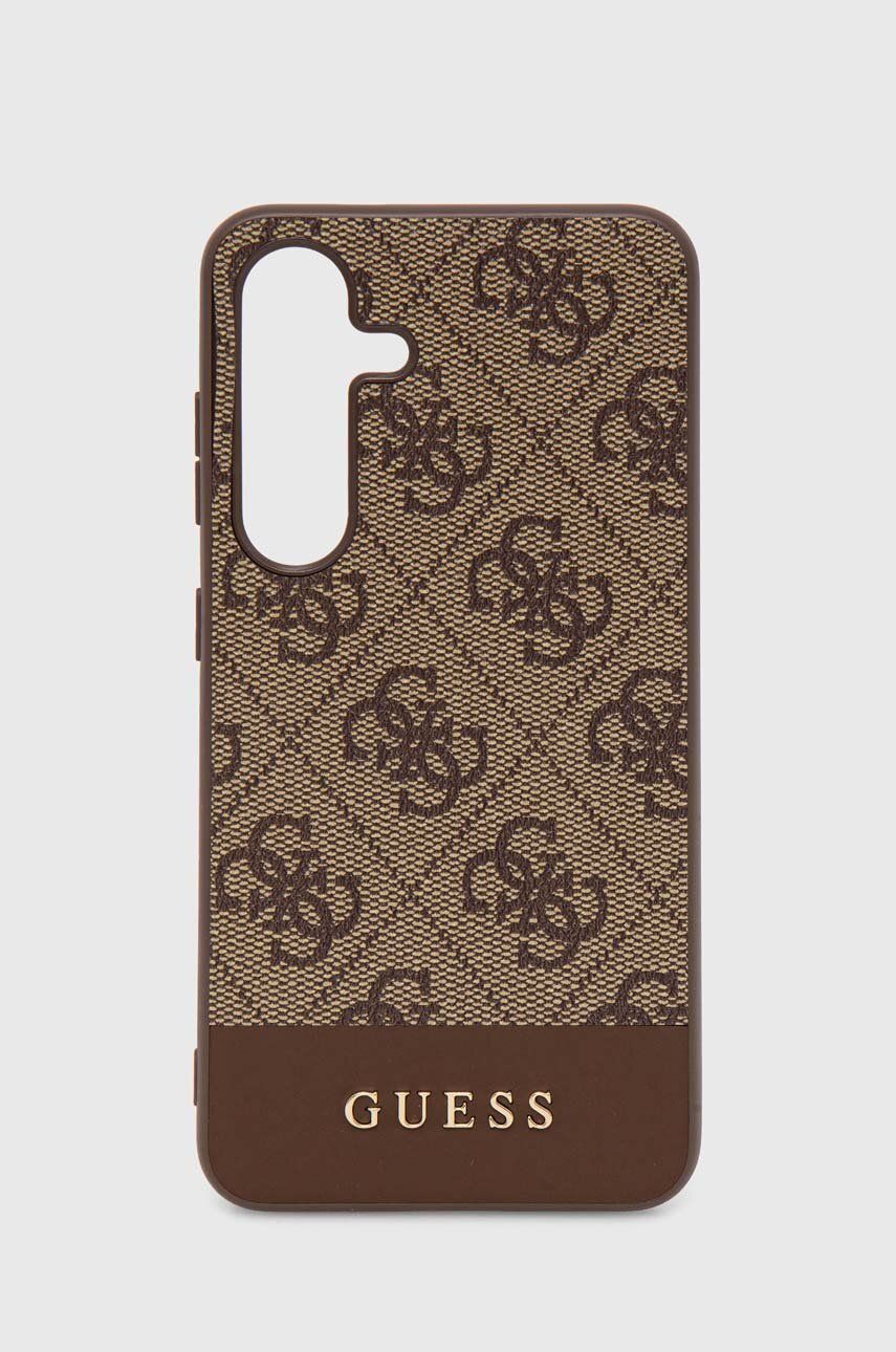 Etui Za Telefon Guess Galaxy S24 S921 Rjava Barva, GUHCS24SG4GLBR