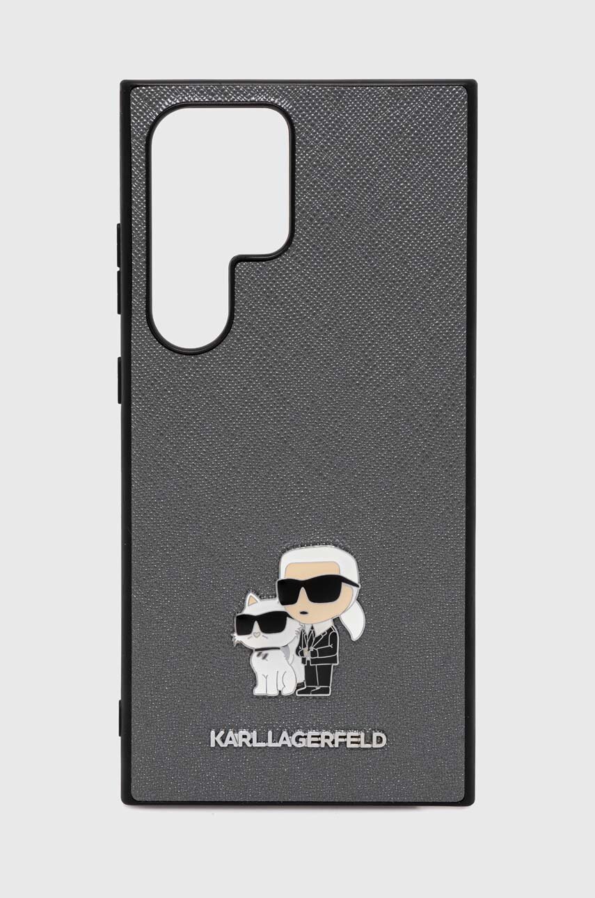 

Кейс за телефон Karl Lagerfeld Galaxy S24 Ultra S928 в сиво KLHCS24LPSAKCMPG, Сив