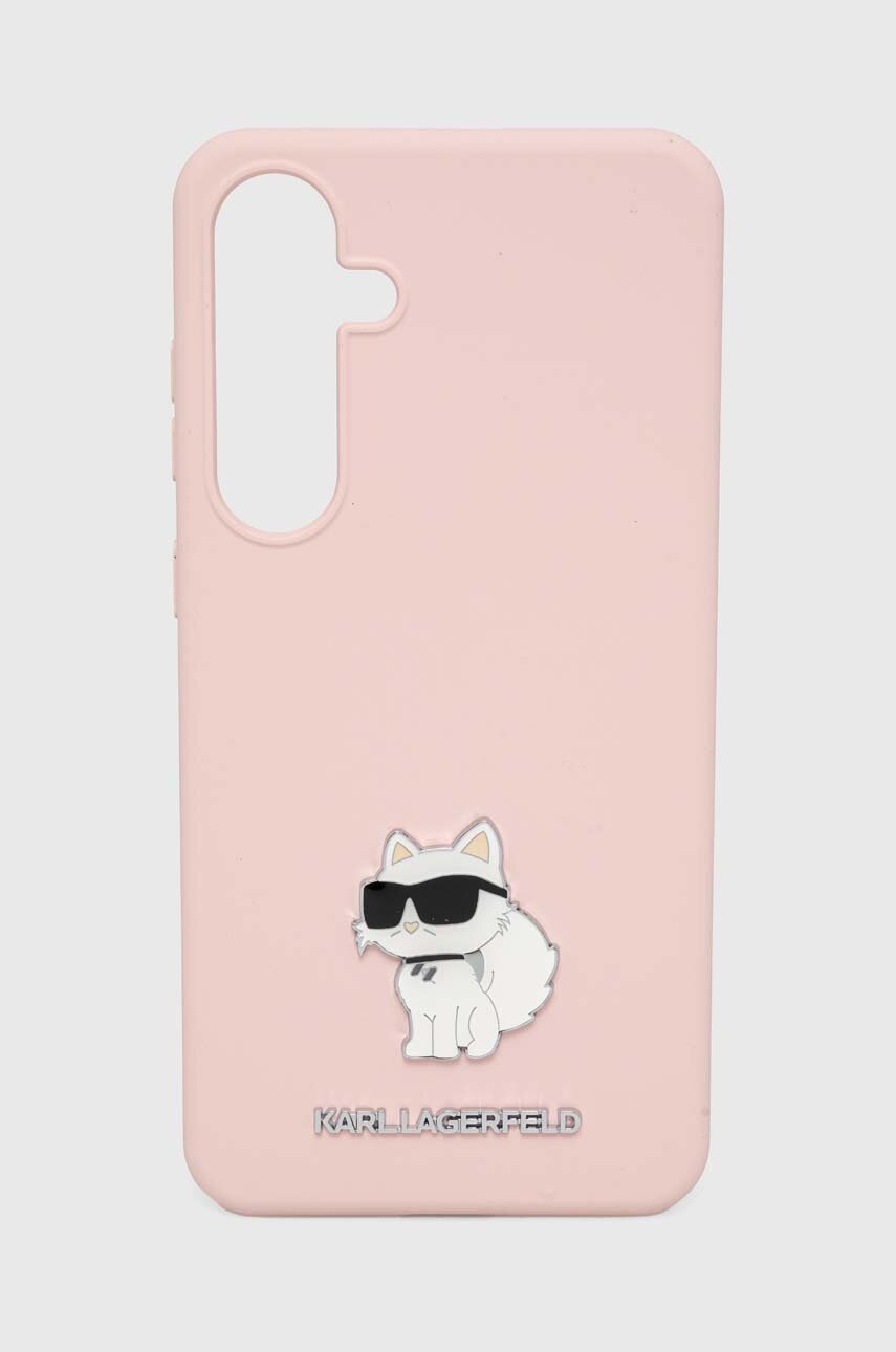 

Кейс за телефон Karl Lagerfeld Galaxy S24+ S926 в розово KLHCS24MSMHCNPP, Розов