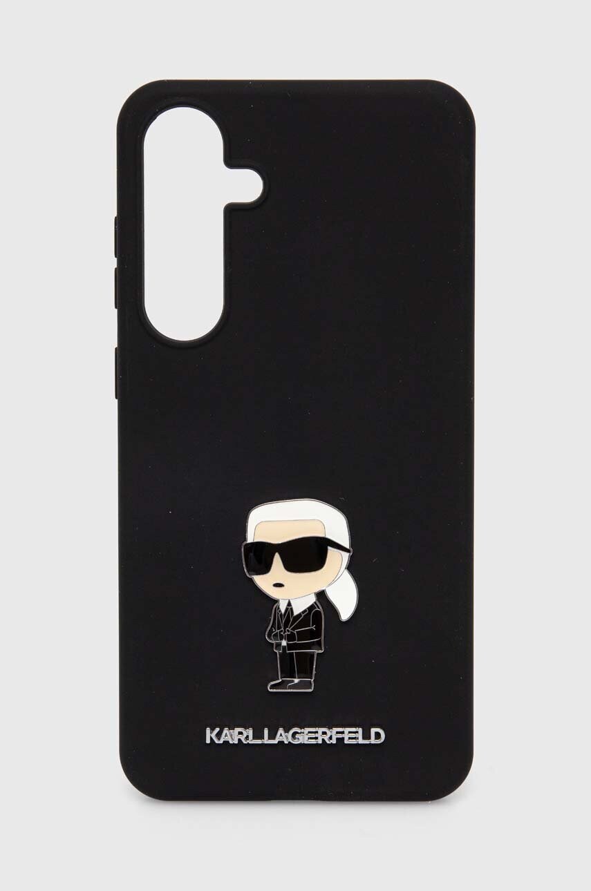 Levně Obal na telefon Galaxy Karl Lagerfeld S24+ S926 černá barva, KLHCS24MSMHKNPK