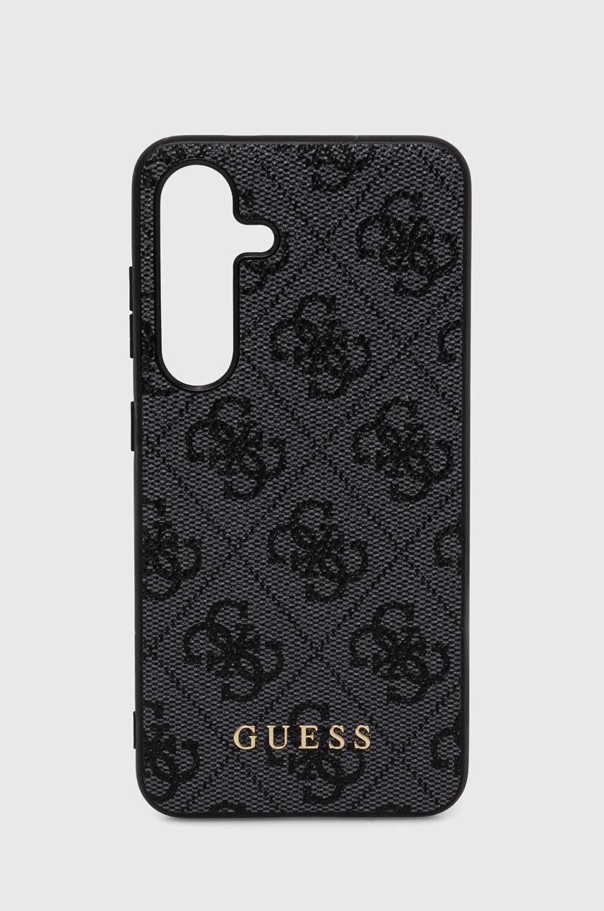 

Кейс за телефон Guess Galaxy S24 S921 в черно GUHCS24SG4GFGR, Черен
