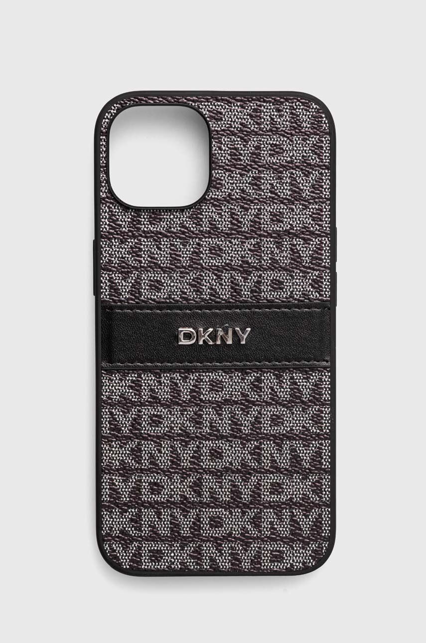 

Кейс за телефон Dkny iPhone 14 / 15 / 13 6.1 в черно DKHCP14SPRTHSLK, Черен