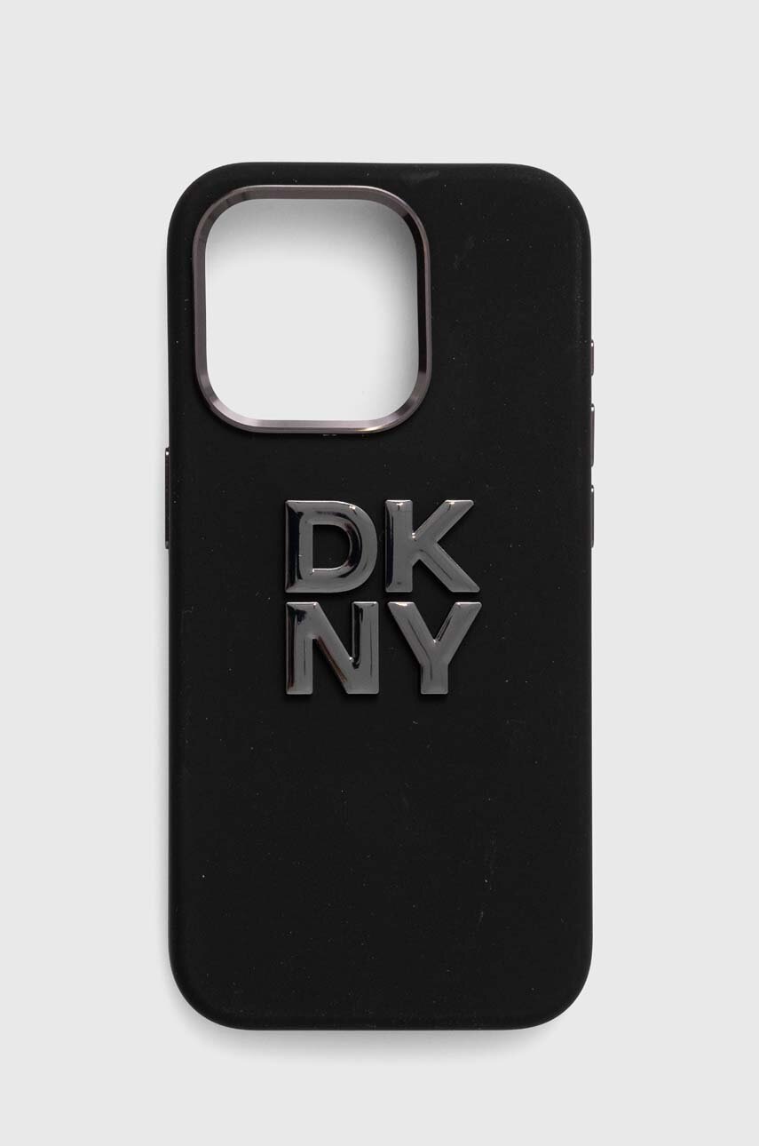 

Кейс за телефон Dkny iPhone 15 Pro 6.1 в черно DKHCP15LSMCBSK, Черен