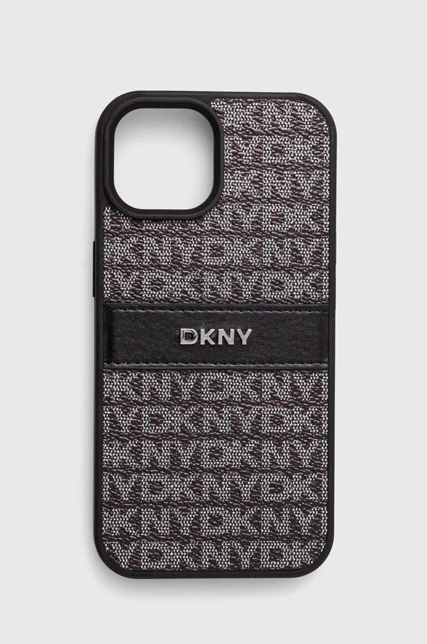 Dkny Husă Pentru Telefon IPhone 15 / 14 / 13 6.1 Culoarea Negru, DKHCP15SPRTHSLK