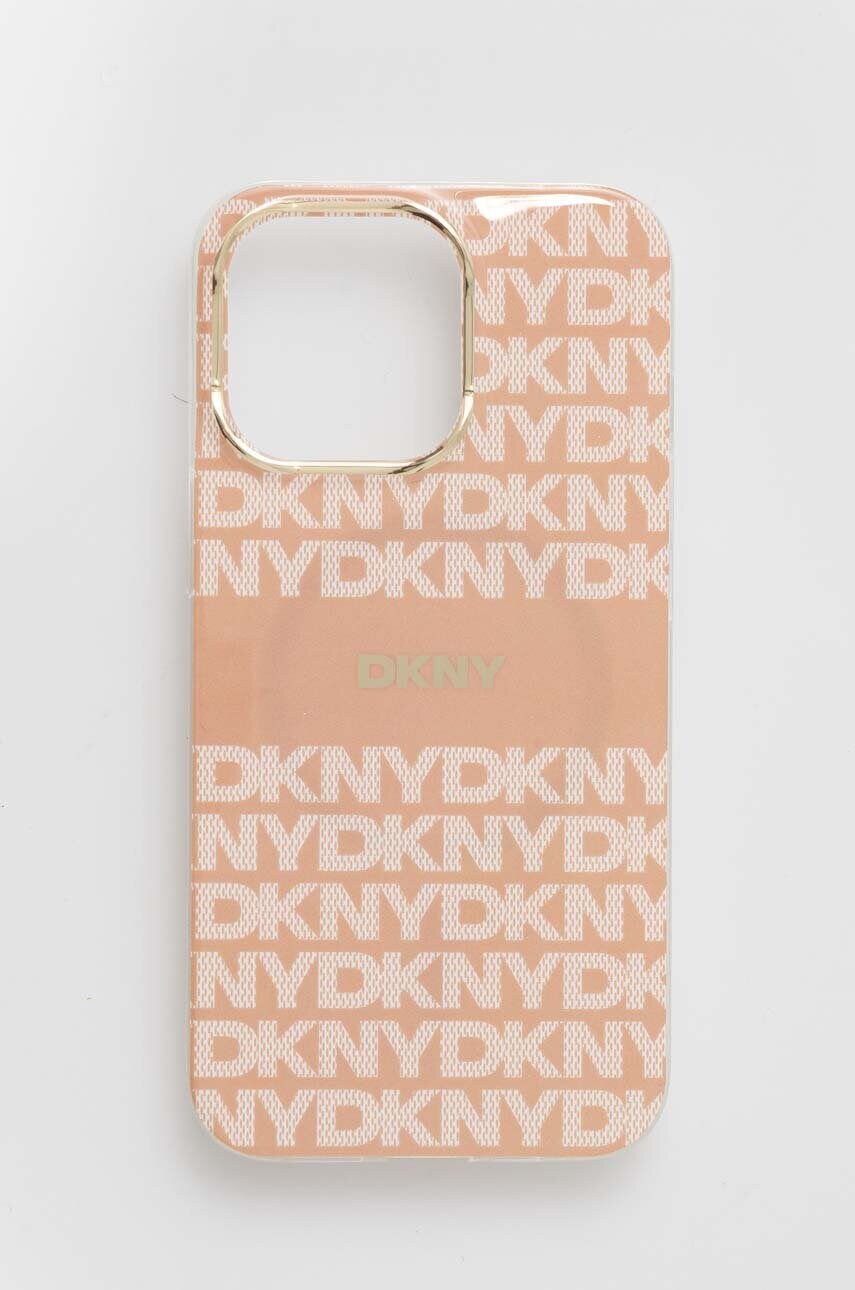 Levně Obal na telefon Dkny iPhone 13 Pro / 13 6.1 oranžová barva, DKHMP13LHRHSEP