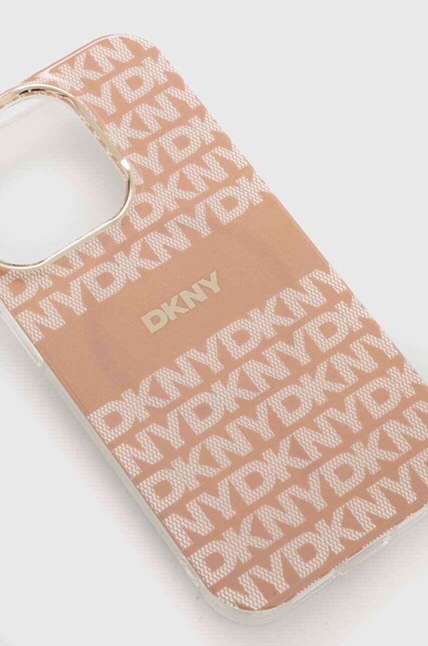 Θήκη κινητού Dkny iPhone 15 Pro 6.1 χρώμα: πορτοκαλί, DKHMP15LHRHSEP φωτογραφία