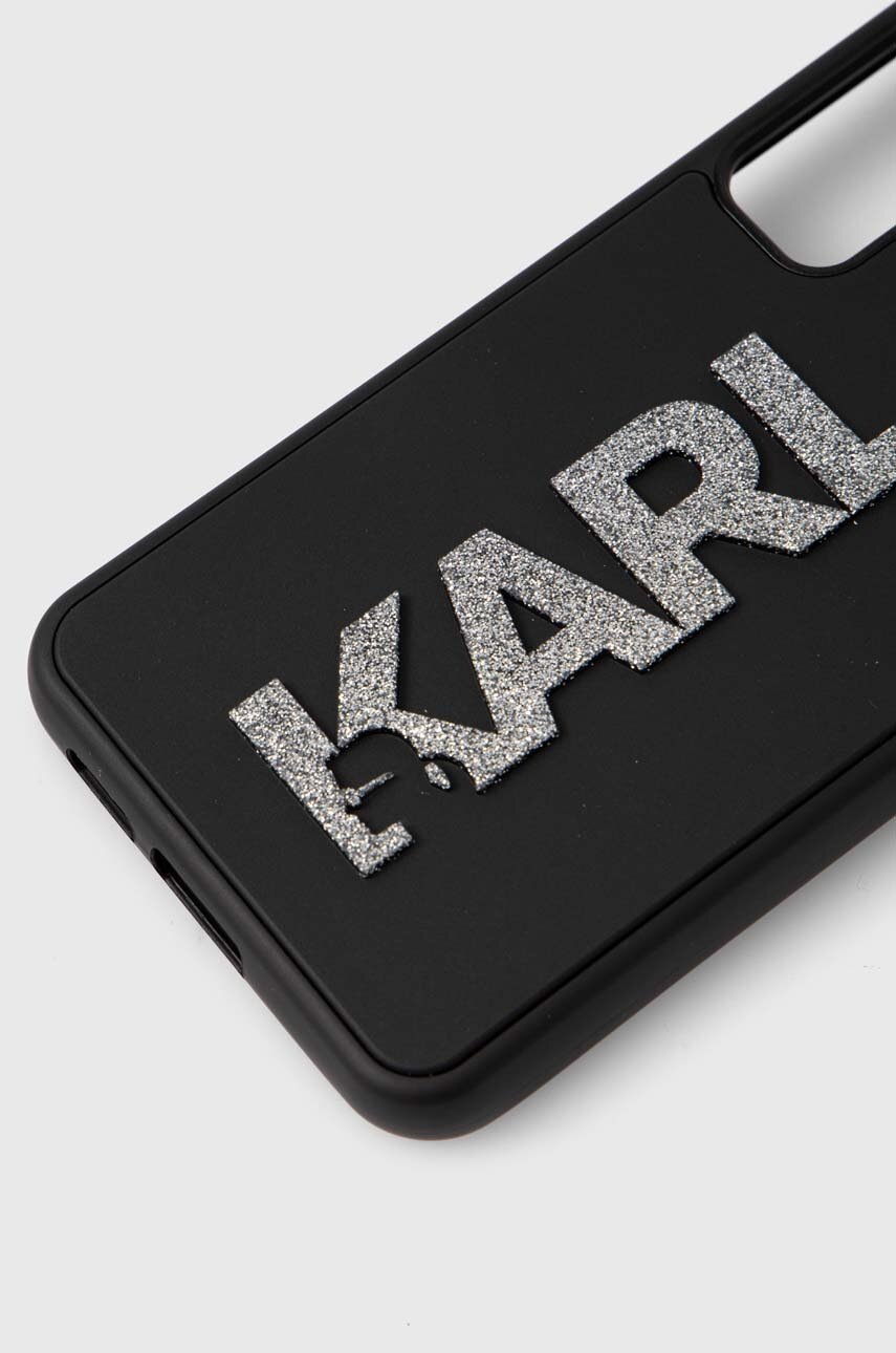 Θήκη κινητού Karl Lagerfeld S24 S921 χρώμα: μαύρο, KLHCS24S3DMBKCK φωτογραφία
