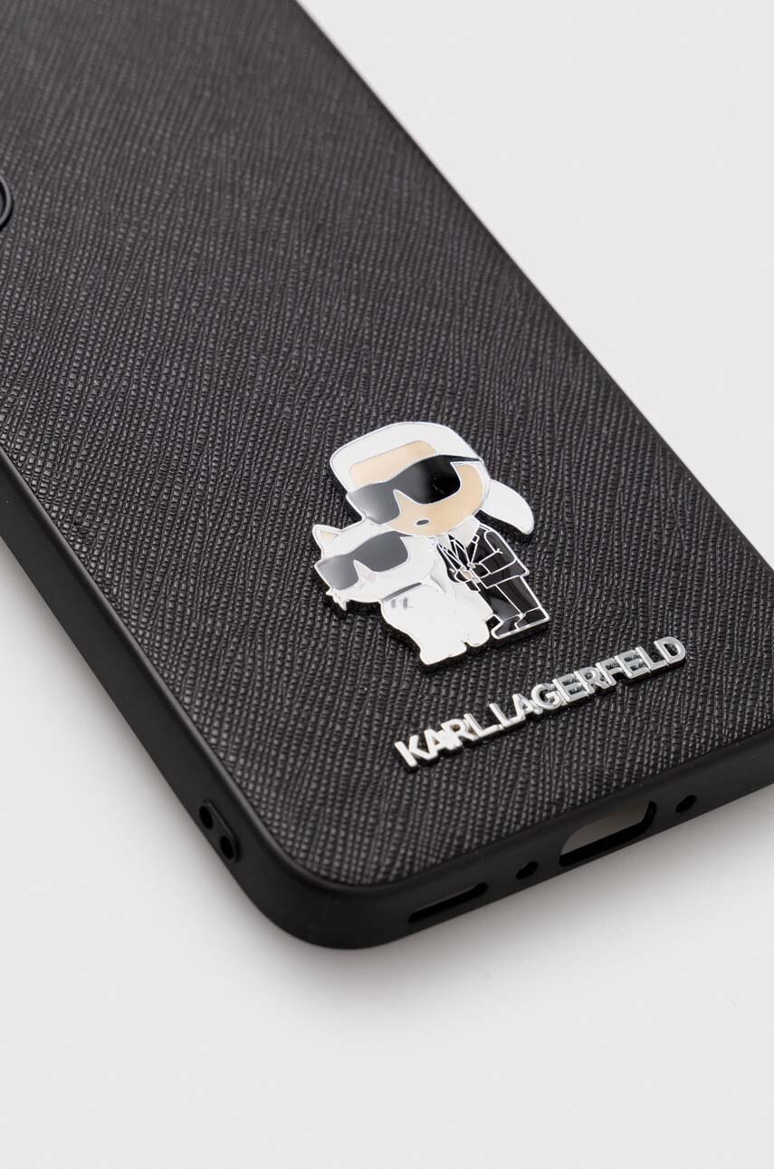 Θήκη κινητού Karl Lagerfeld A35 A356 χρώμα: μαύρο, KLHCSA35SAKCNPK φωτογραφία