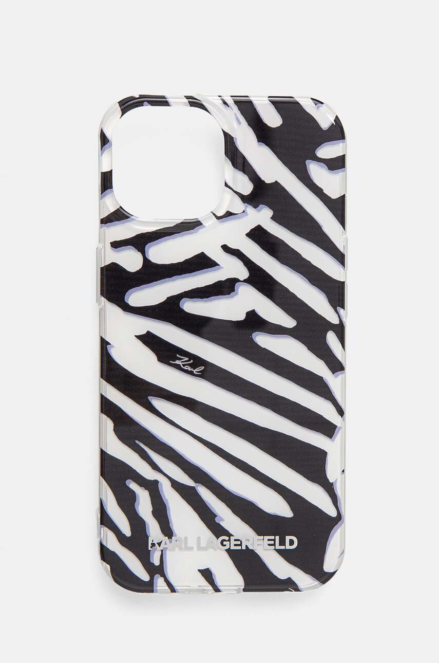 

Кейс за телефон Karl Lagerfeld iPhone 15 / 14 / 13 6.1 в черно KLHCP15SHZBPKCCK, Черен