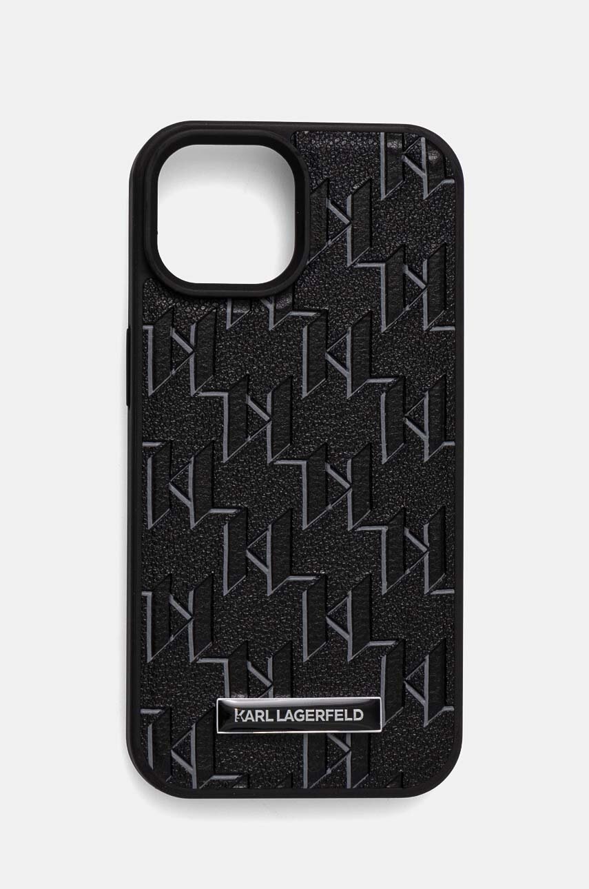 

Кейс за телефон Karl Lagerfeld iPhone 15 / 14 / 13 6.1 в черно KLHMP15SPKHPORPK, Черен