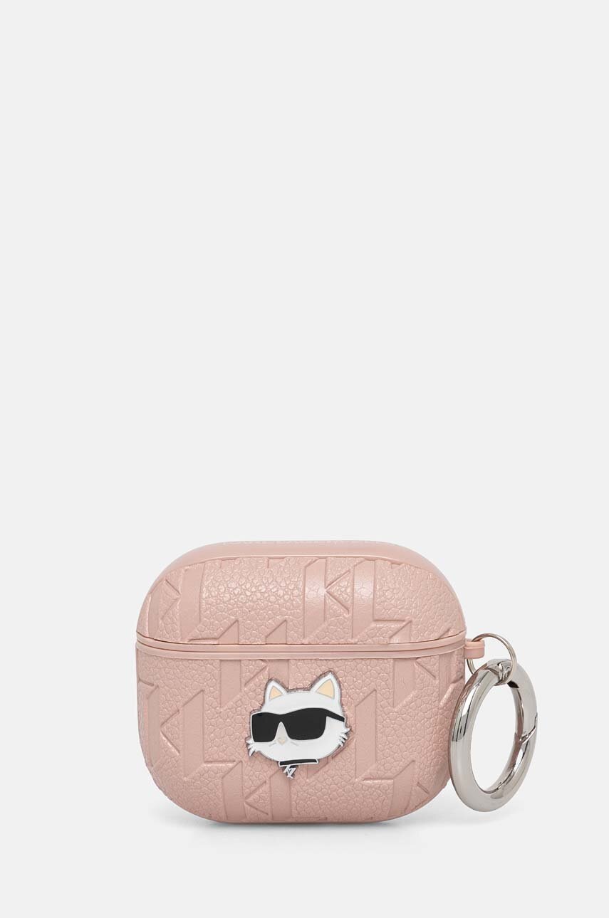 

Калъф за airpods Karl Lagerfeld 3 в розово KLA3PGCHPP, Розов