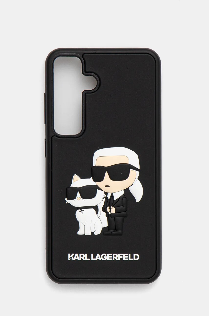 Levně Obal na telefon Karl Lagerfeld S24 S921 černá barva, KLHCS24S3DRKCNK