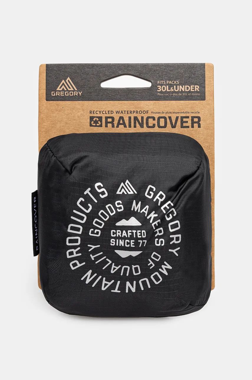 Gregory Κάλυμμα βροχής για σακίδιο πλάτης Gregory Raincover 30L χρώμα: μαύρο, RAINCOVER.30L