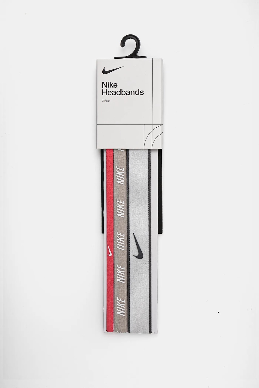 Nike bentite pentru cap 3-pack culoarea alb, N.000.2548.614.OS