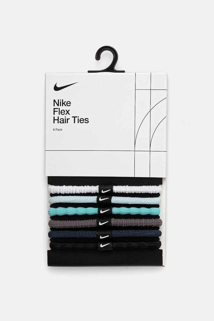 Nike elastice de par 6-pack culoarea negru, N.100.9194.113.OS Nike elastice de par 6-pack culoarea negru, N.100.9194.113.OS