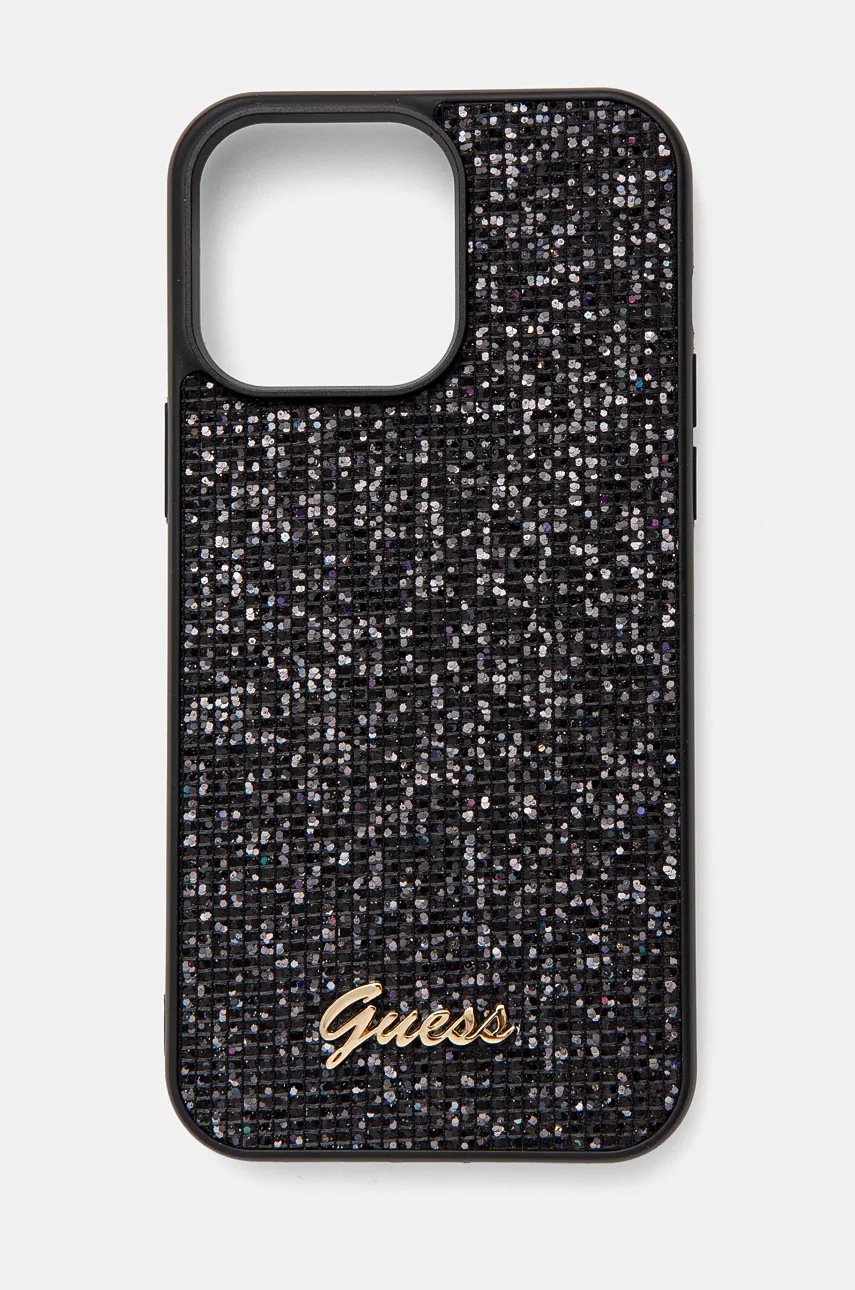 

Кейс за телефон Guess iPhone 14 Pro Max 6.7 в черно GUHCP14XPMSDGSK, Черен