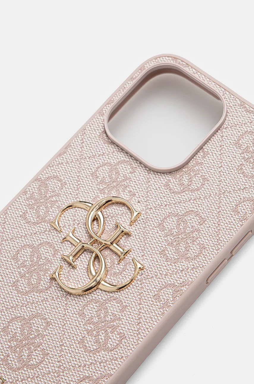 Чехол на телефон Guess iPhone 15 Pro Max 6.7 цвет розовый GUHCP15X4GMGPI