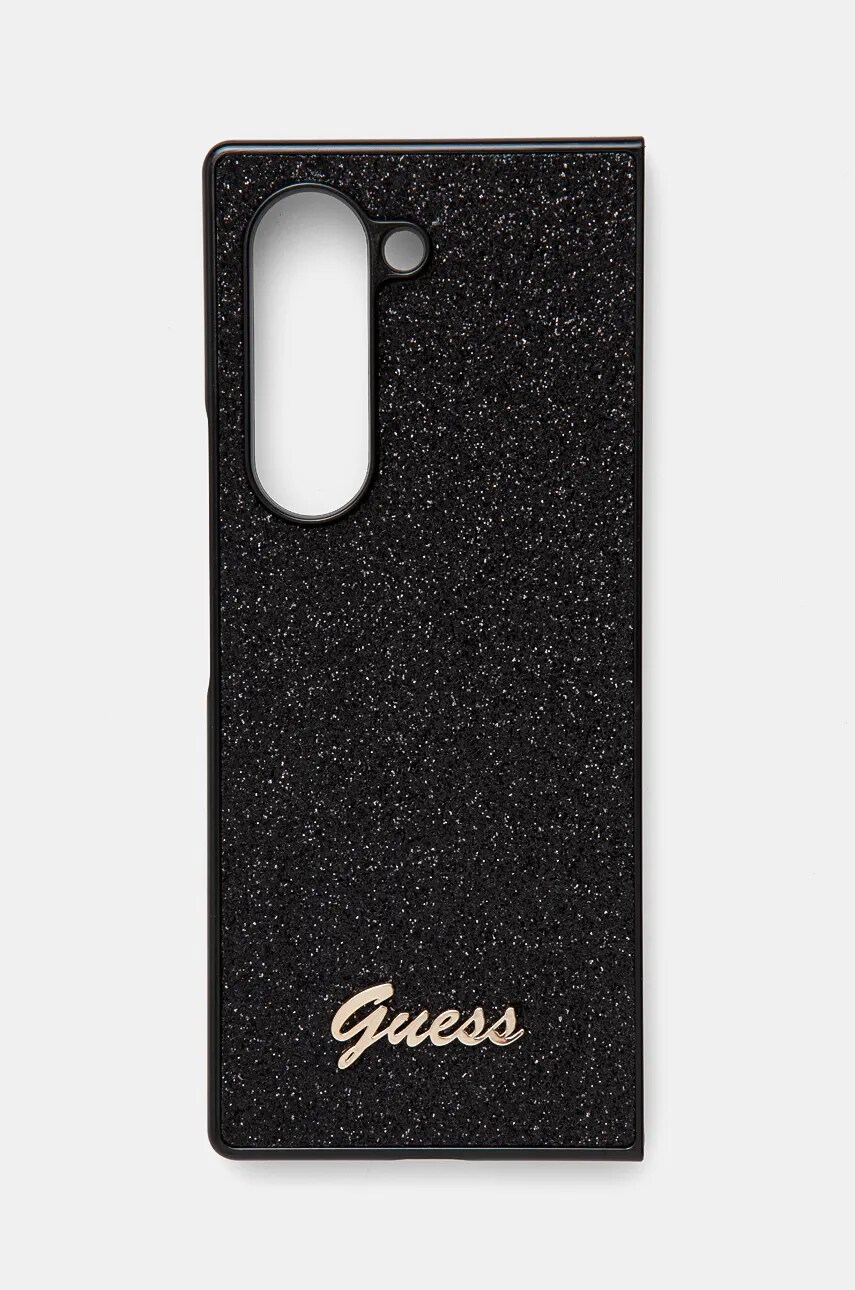 Levně Obal na telefon Guess Z Fold6 F956 černá barva, GUHCZFD6HGGSHK
