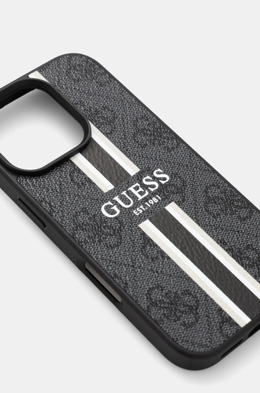 Чехол на телефон Guess iPhone 16 Pro 6.3 цвет чёрный GUHMP16LP4RPSK