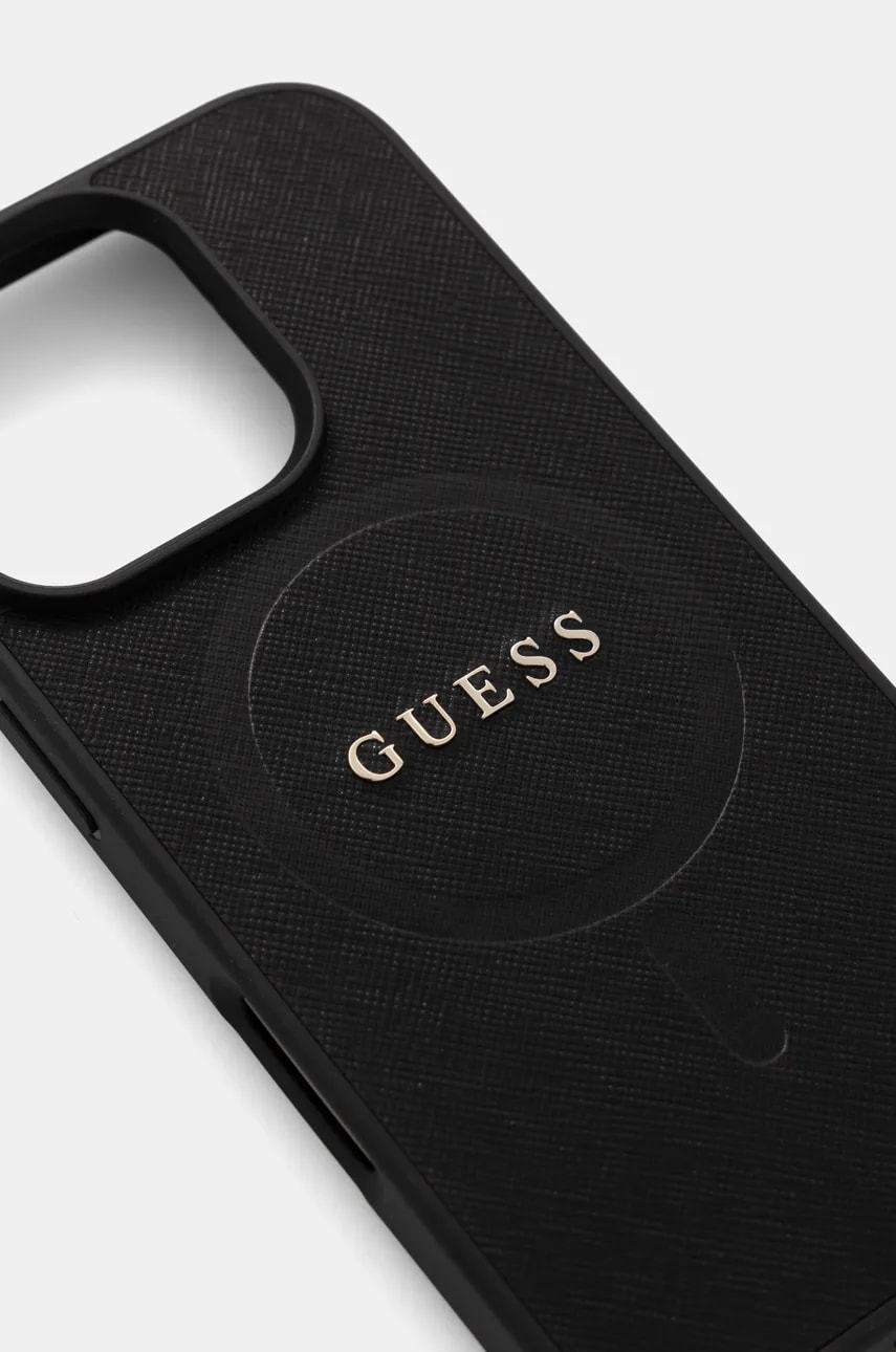 Чехол на телефон Guess iPhone 16 Pro 6.3 цвет чёрный GUHMP16LPSAHMCK Чехол на телефон Guess iPhone 16 Pro 6.3 цвет чёрный GUHMP16LPSAHMCK