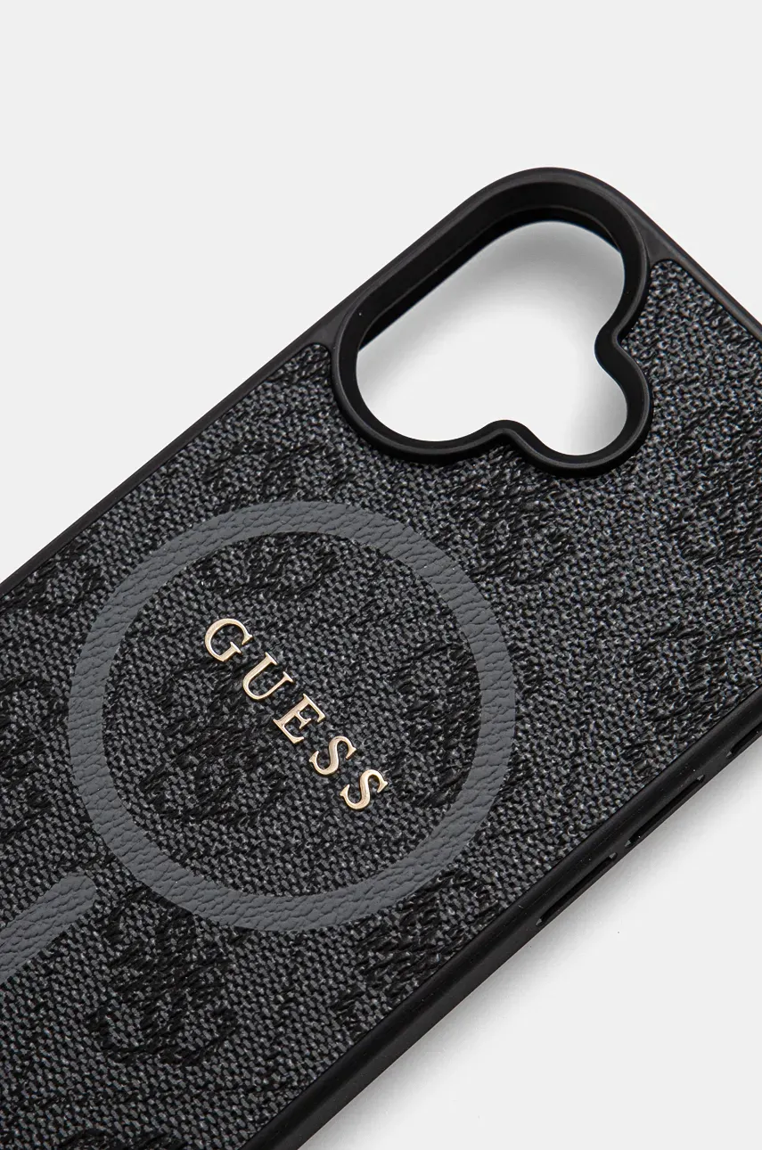 Чехол на телефон Guess iPhone 16 6.1 цвет чёрный GUHMP16SG4GFRK Чехол на телефон Guess iPhone 16 6.1 цвет чёрный GUHMP16SG4GFRK