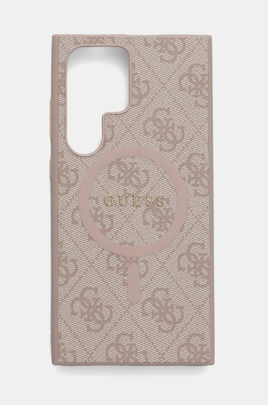 

Кейс за телефон Guess S24 Ultra S928 в розово GUHMS24LG4GFRP, Розов