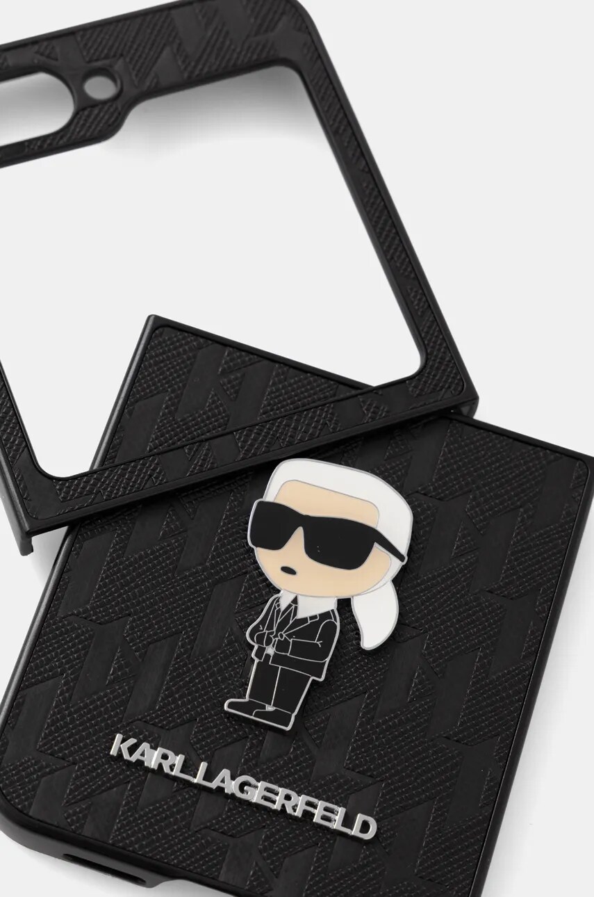Чехол на телефон Karl Lagerfeld Z Flip6 F741 цвет чёрный KLHCZF6SAPKINPK Чехол на телефон Karl Lagerfeld Z Flip6 F741 цвет чёрный KLHCZF6SAPKINPK